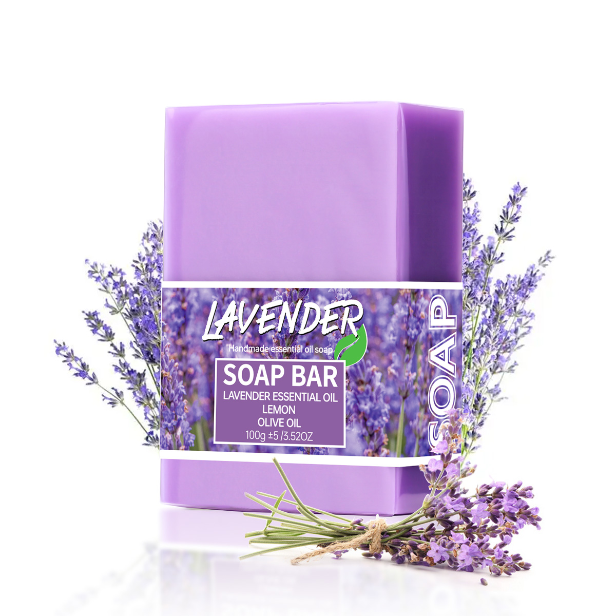 Essential Oil Soap - 100G Minyak Lavender Buatan Tangan Sabun