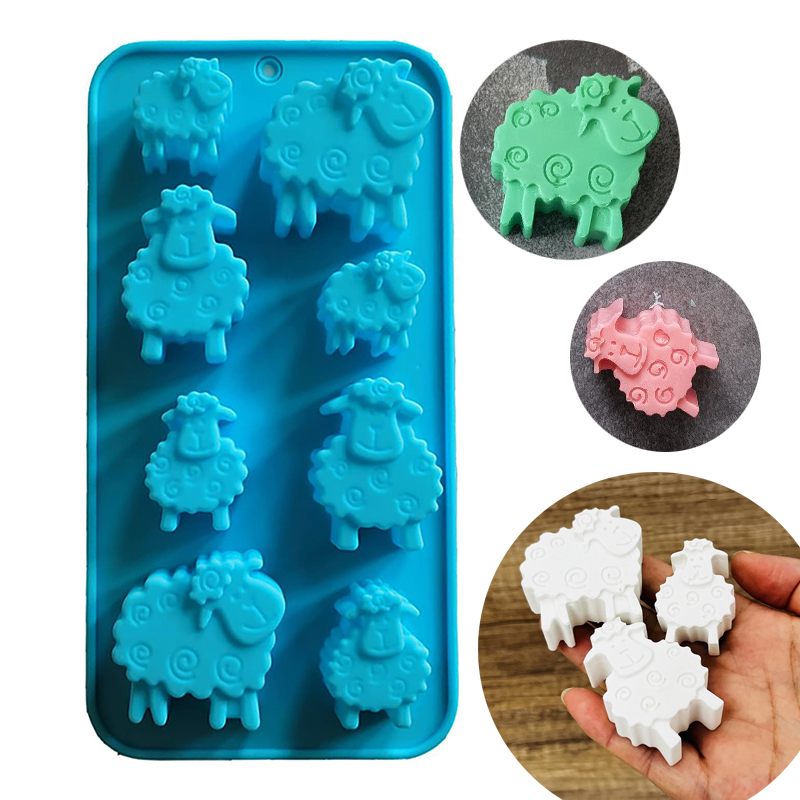 Soap Making Art - Cetakan silikon domba untuk membuat sabun