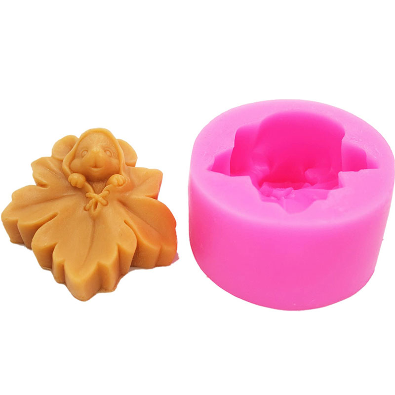 Soap Making Art - 1 Buah Cetakan Tikus Daun Maple