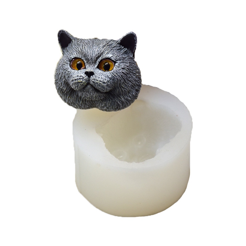 Soap Making Workshop - Cetakan Silikon Berbentuk Kucing Berambut Pendek