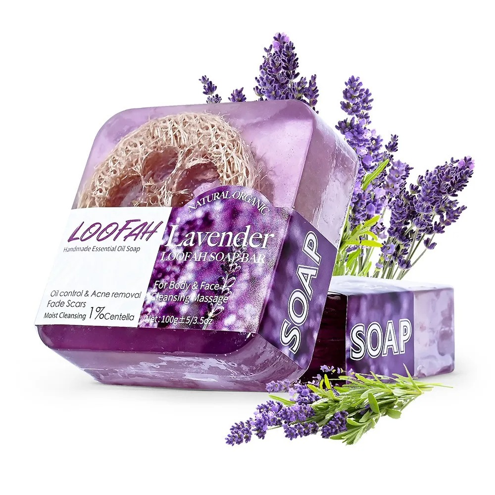 Essential Oil Soap - Sabun Minyak Esensial Lavender Organik 100g,