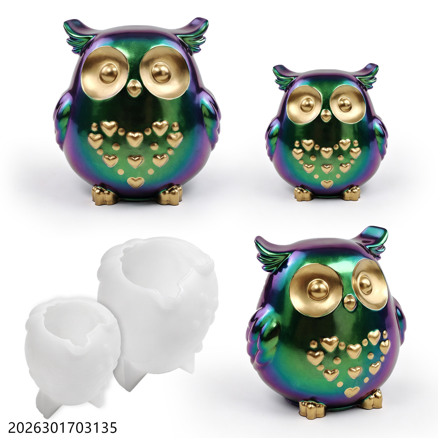 Soap Making Workshop - Cetakan Silikon Burung Hantu 3D Bentuk