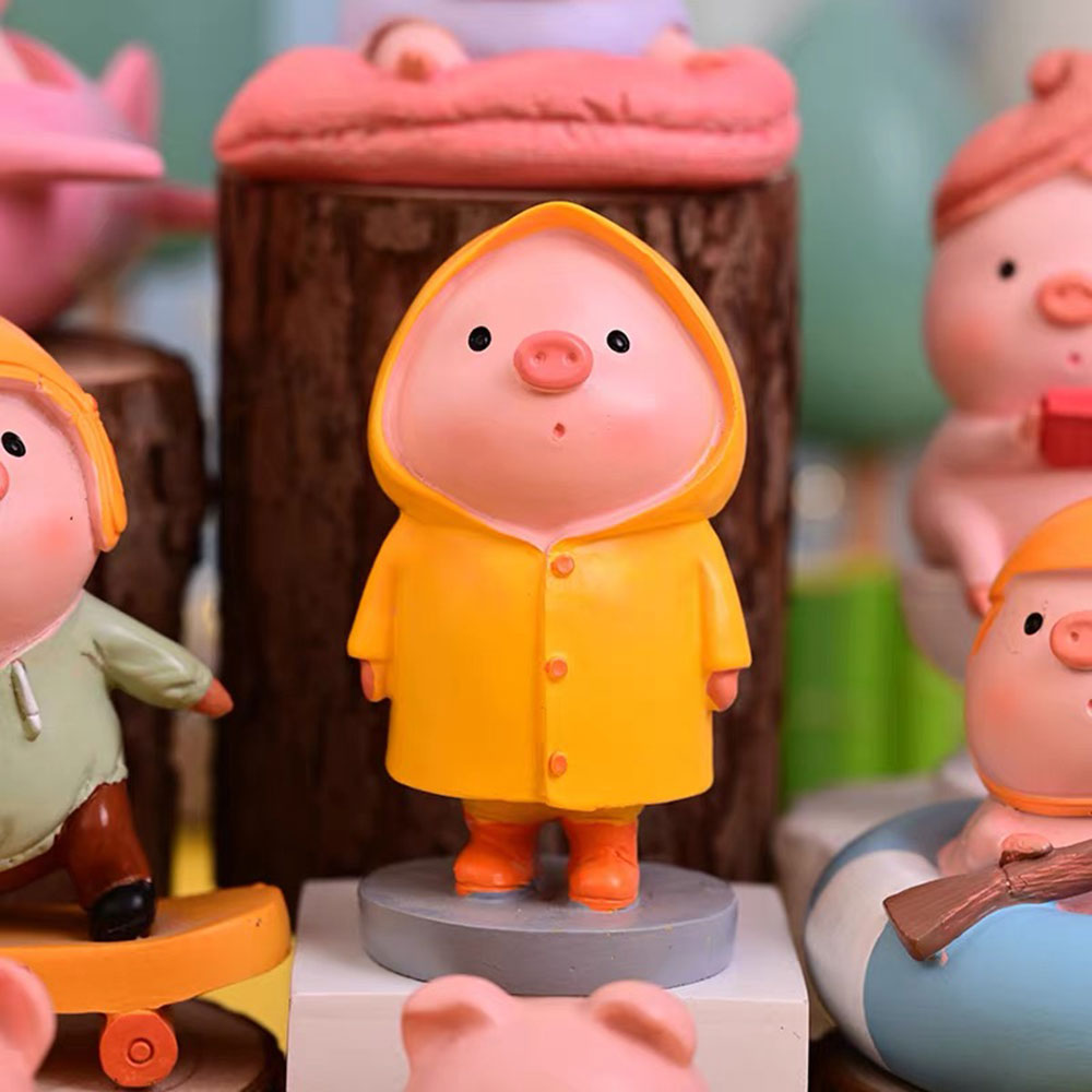 Soap Making Friends - Cetakan Silikon Lucky Pig untuk Plester,