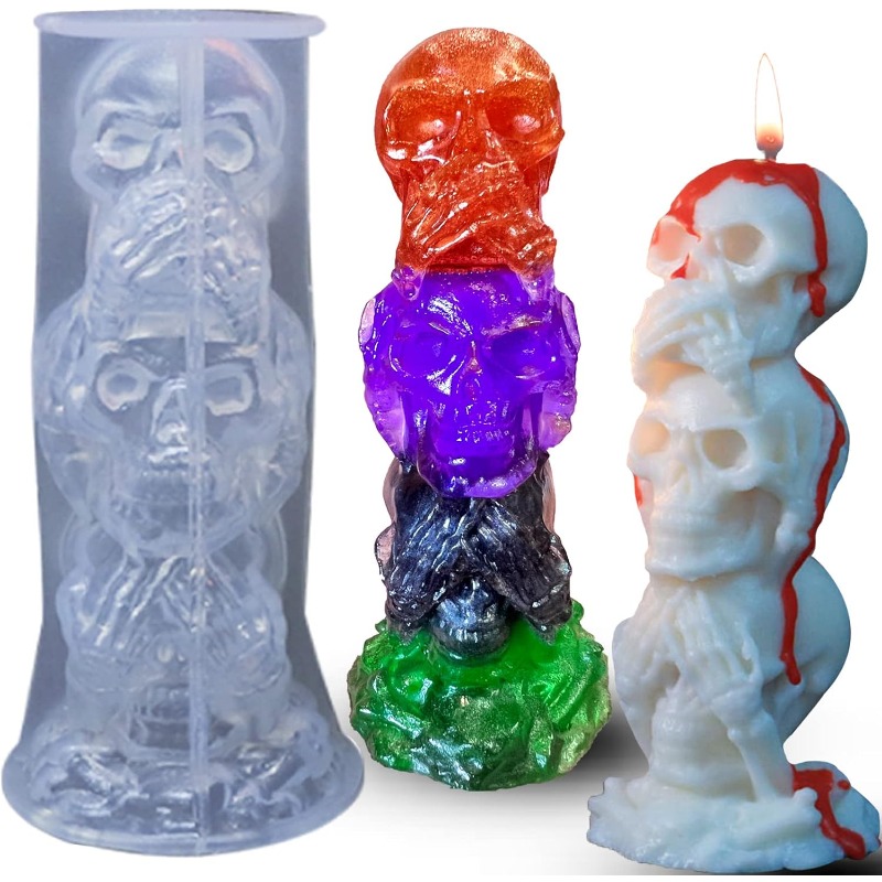 Cetakan Silikon 2026 Halloween - Soap Making In School ulasan dan harga