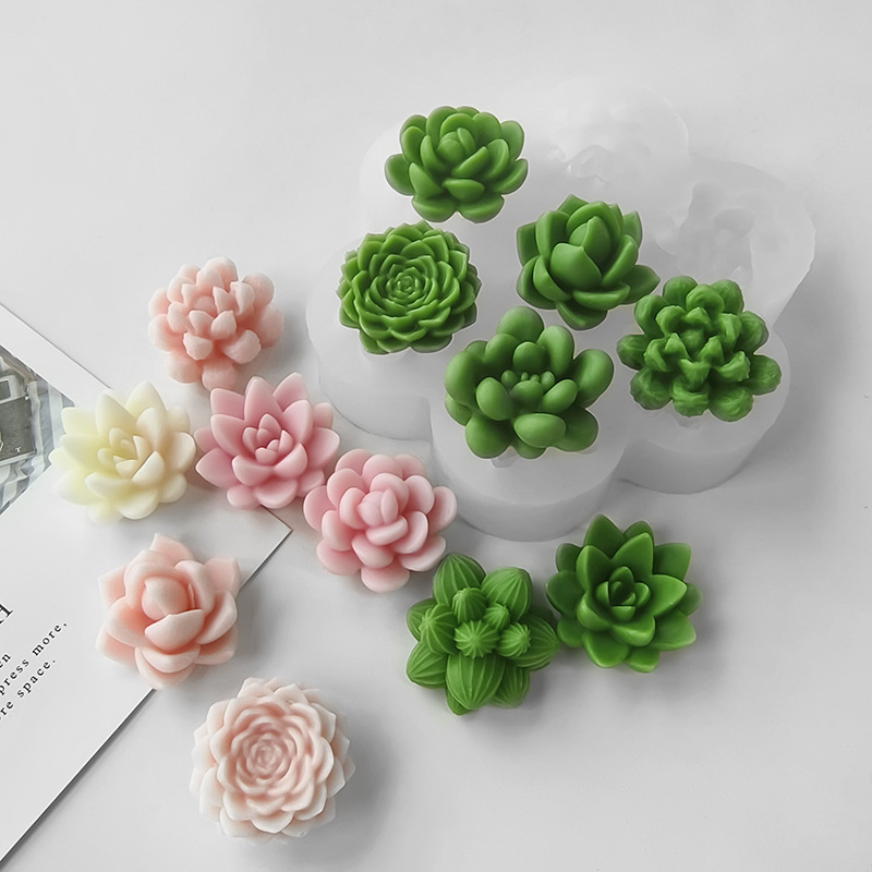 Cetakan Silikon Kaktus Sukulen - Soap Making At Home ulasan dan harga