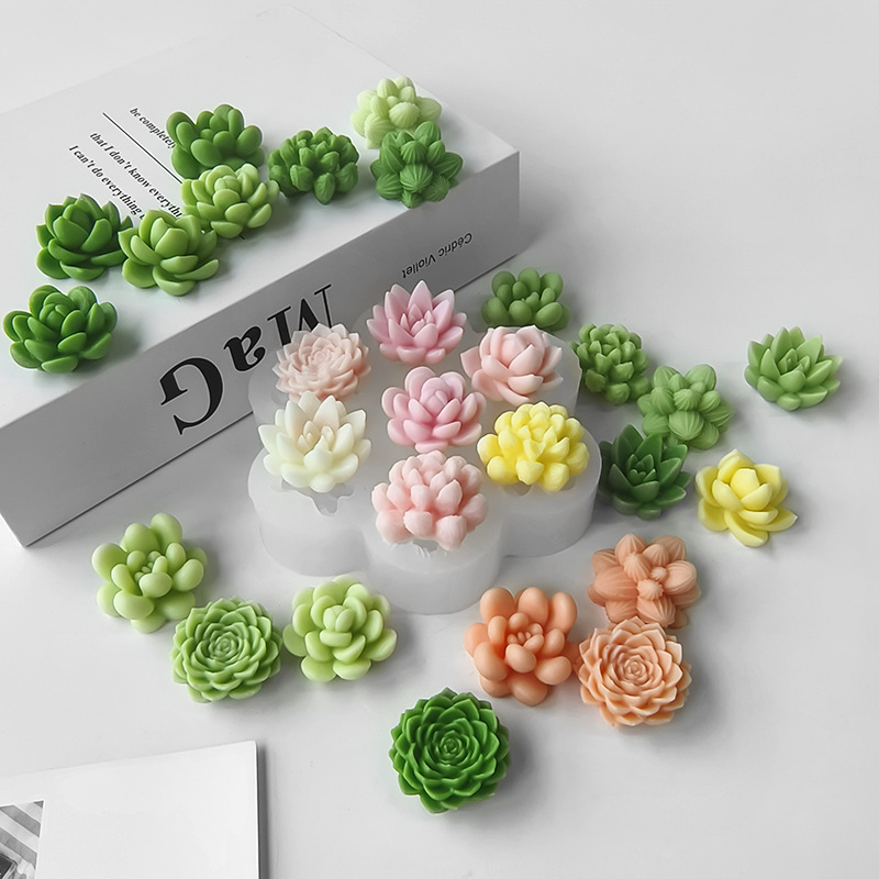 Cetakan Silikon Kaktus Sukulen - Soap Making At Home ulasan dan harga