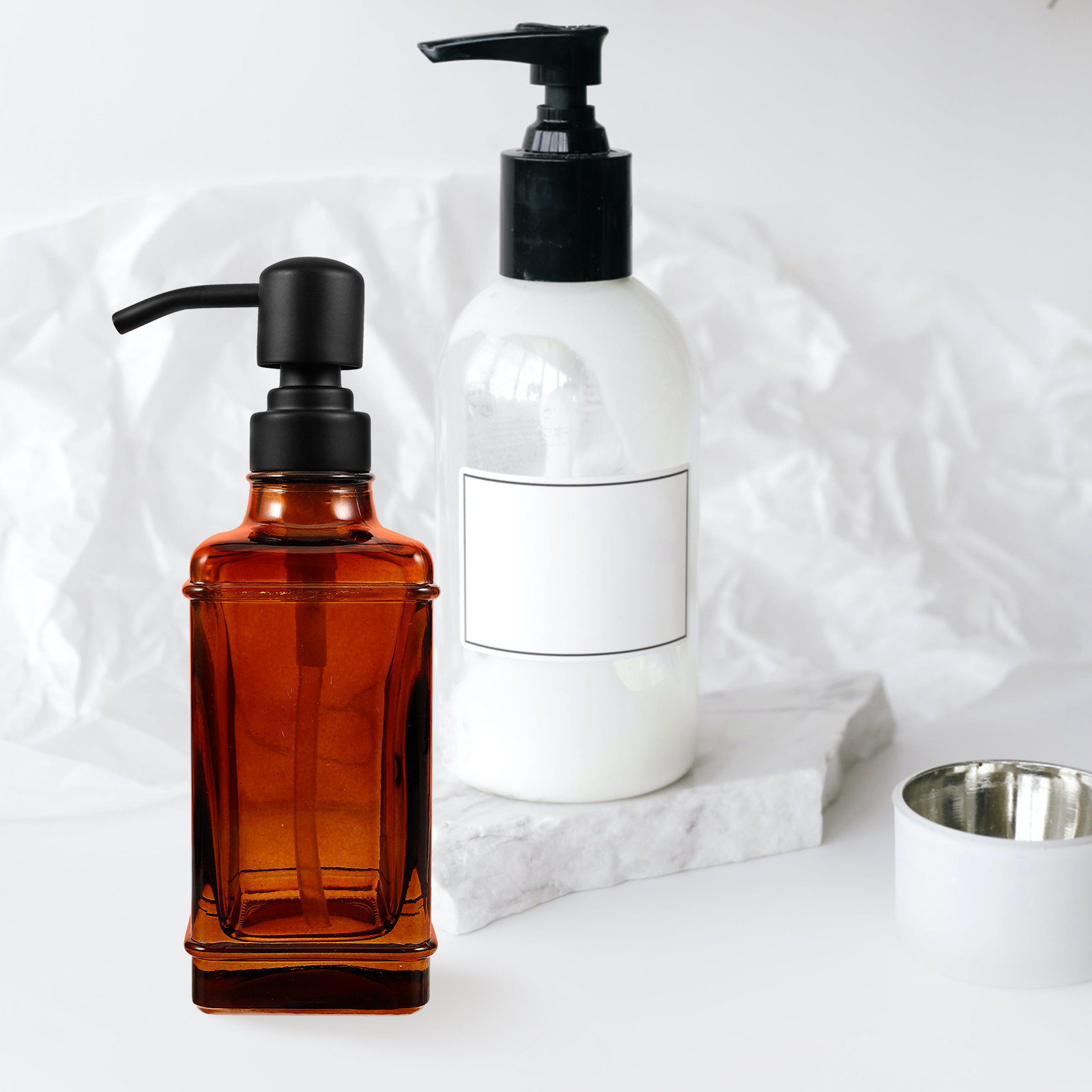 Botol Pompa Kaca Isi Ulang unt - Essential Oil Soap ulasan dan harga