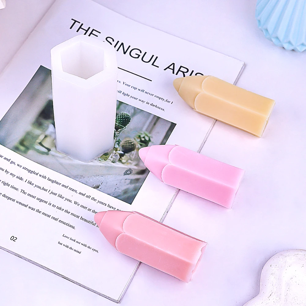 Cetakan silikon bentuk pensil  - Soap Making In School ulasan dan harga