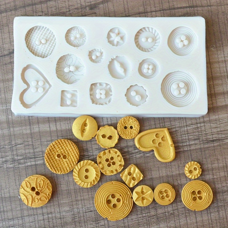 Cetakan Silikon Bentuk Kancing - Soap Making Workshop ulasan dan harga