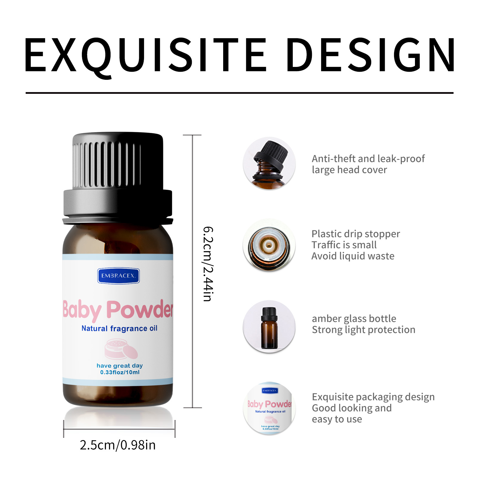 10ml Minyak Esensial Bedak Bay - Soap Making Friends ulasan dan harga