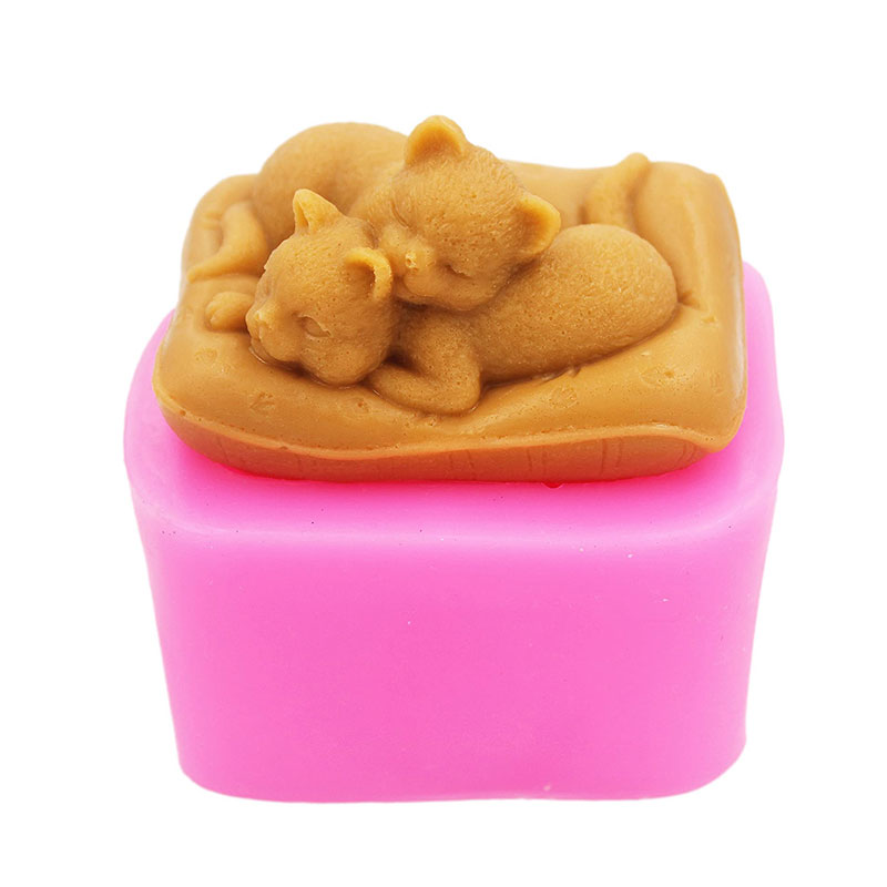Non-Stick Silikon Kucing Cetak - Soap Making Art ulasan dan harga