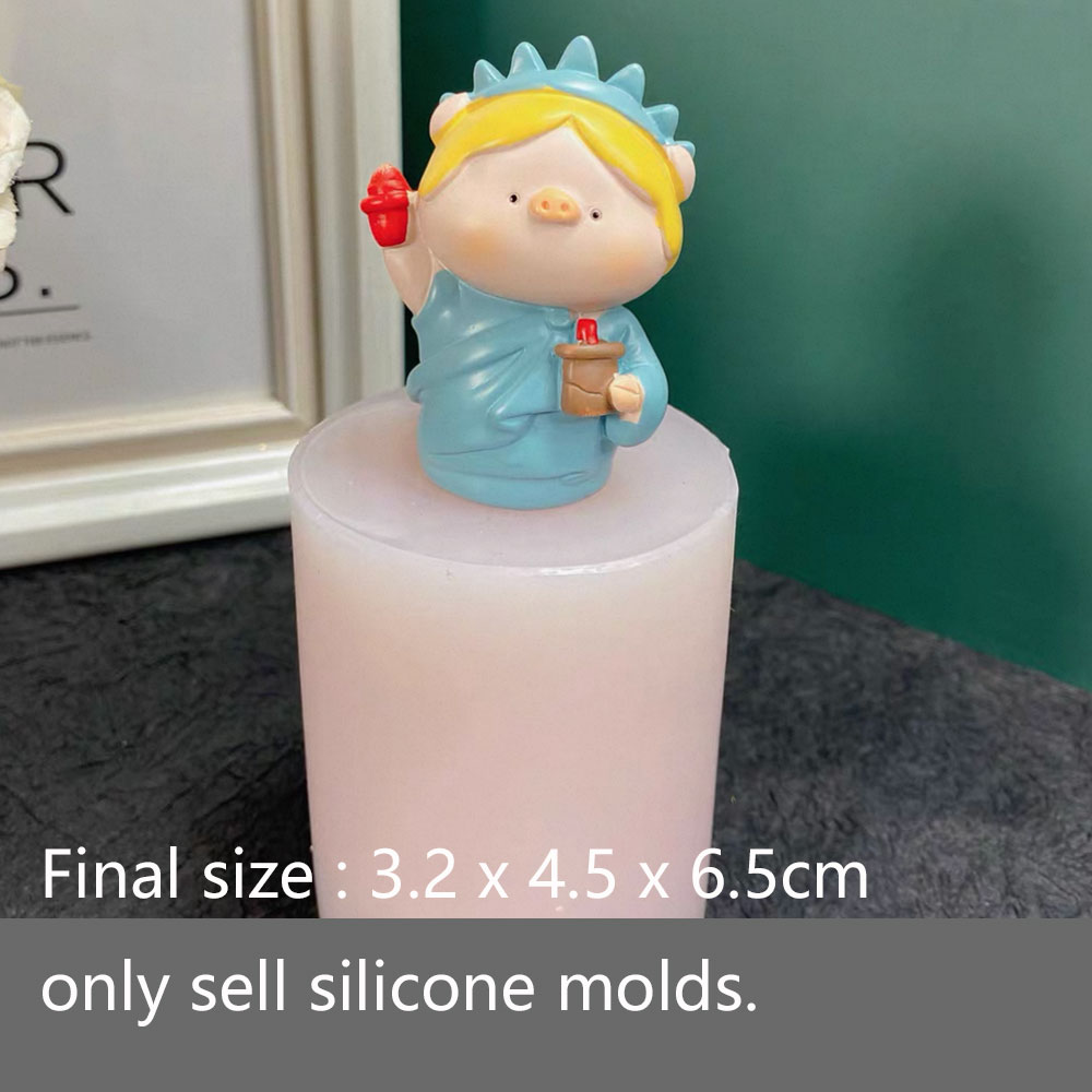 Cetakan Silikon Lucky Pig untu - Soap Making Friends ulasan dan harga