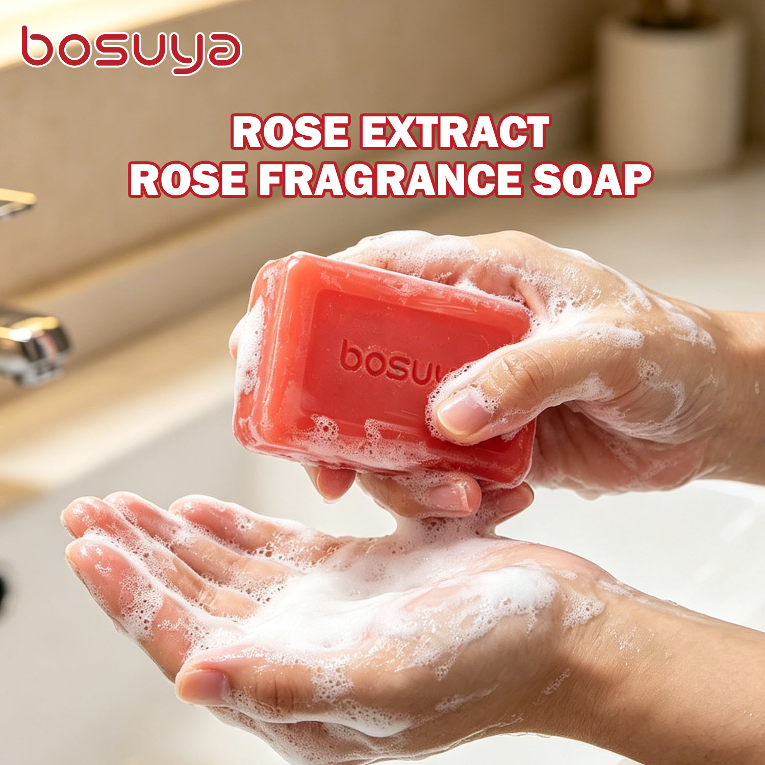 Sabun mawar, sabun pembersih b - Essential Oil Soap ulasan dan harga